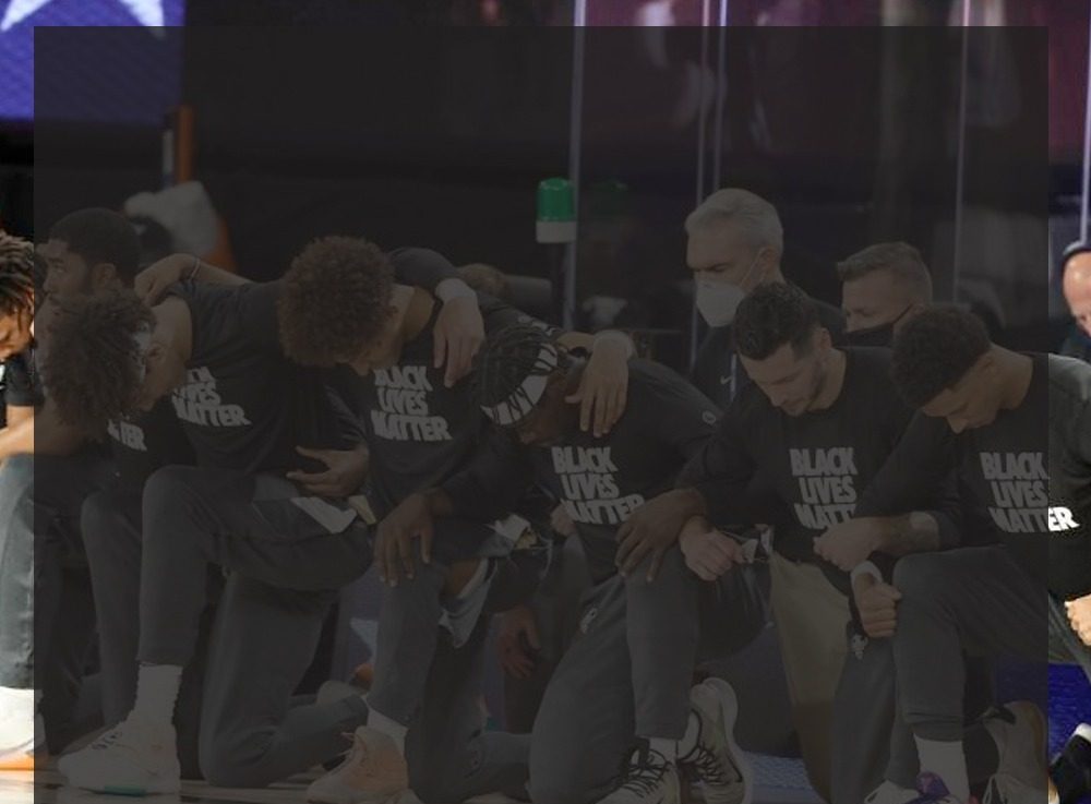 Jogadores da NBA contra o racismo